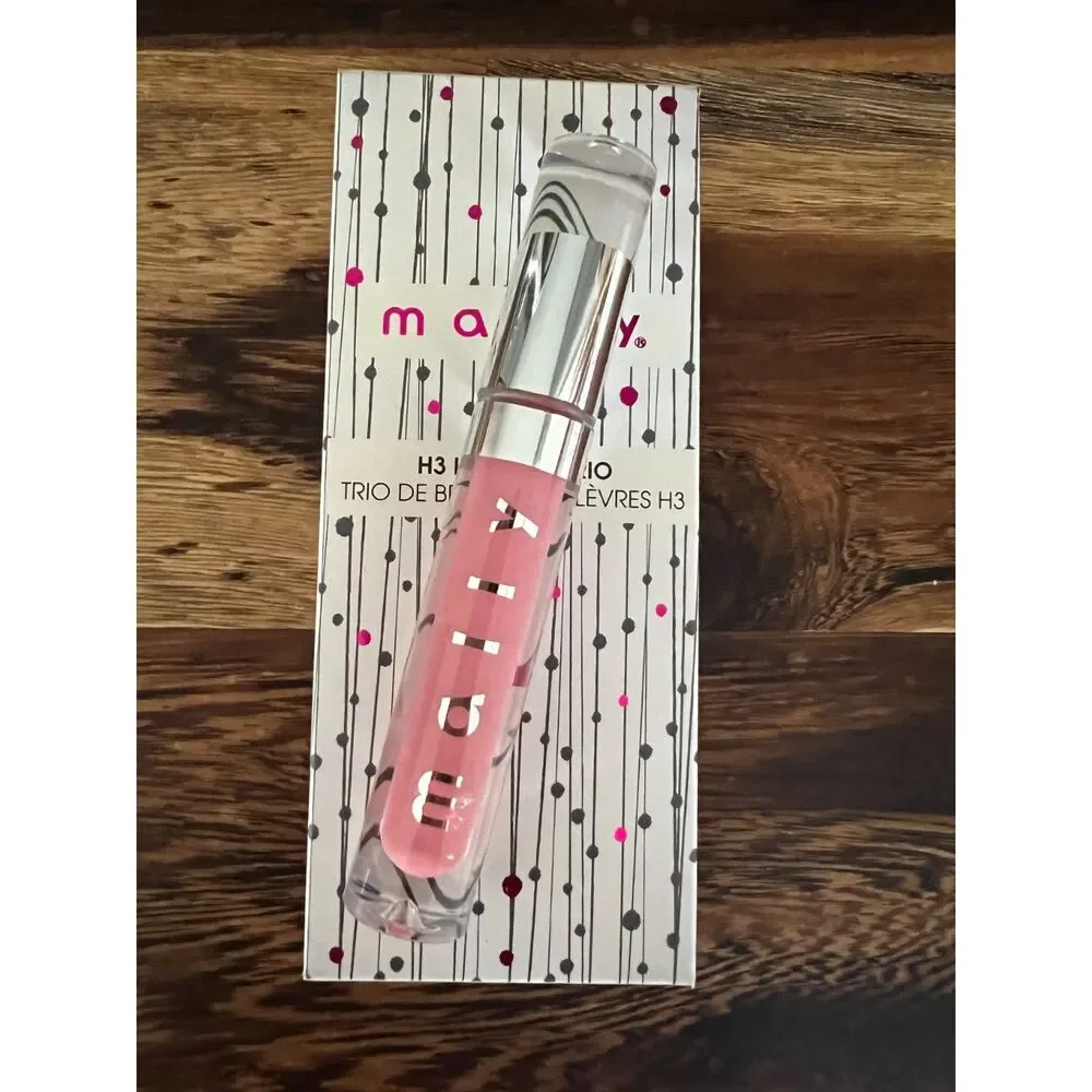 Mally H3/Hydrating Lip Gloss Trio- 3 Piece Set - New
